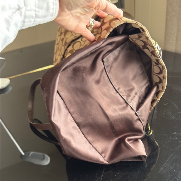 Coach Brown Signature Tote Bag - Picture 11 of 15